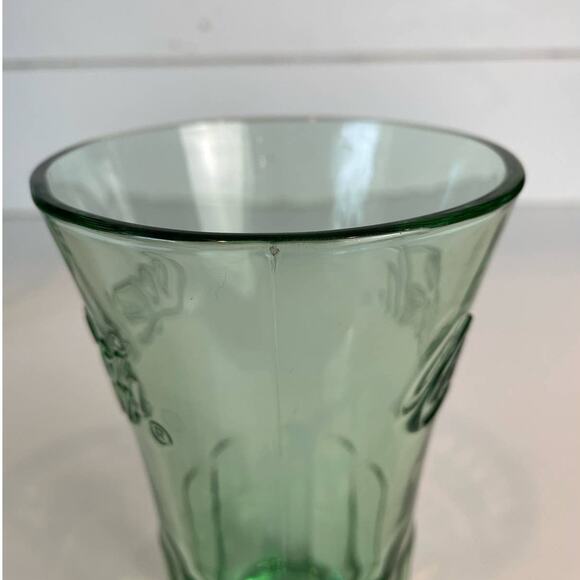 VTG Lot Of Coca Cola Classic Coke Glasses In Georgia Green 4-Piece 17.2oz/510 ml - Picture 6 of 8